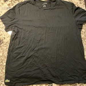 Mens Lacoste Black T Shirt